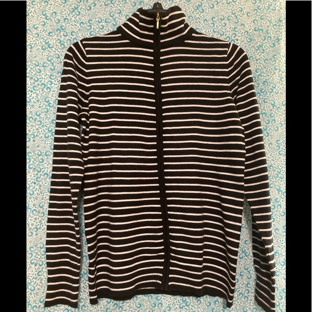 💙 Vintage/Retro Charter Club Zippered Sweater, Size: Medium